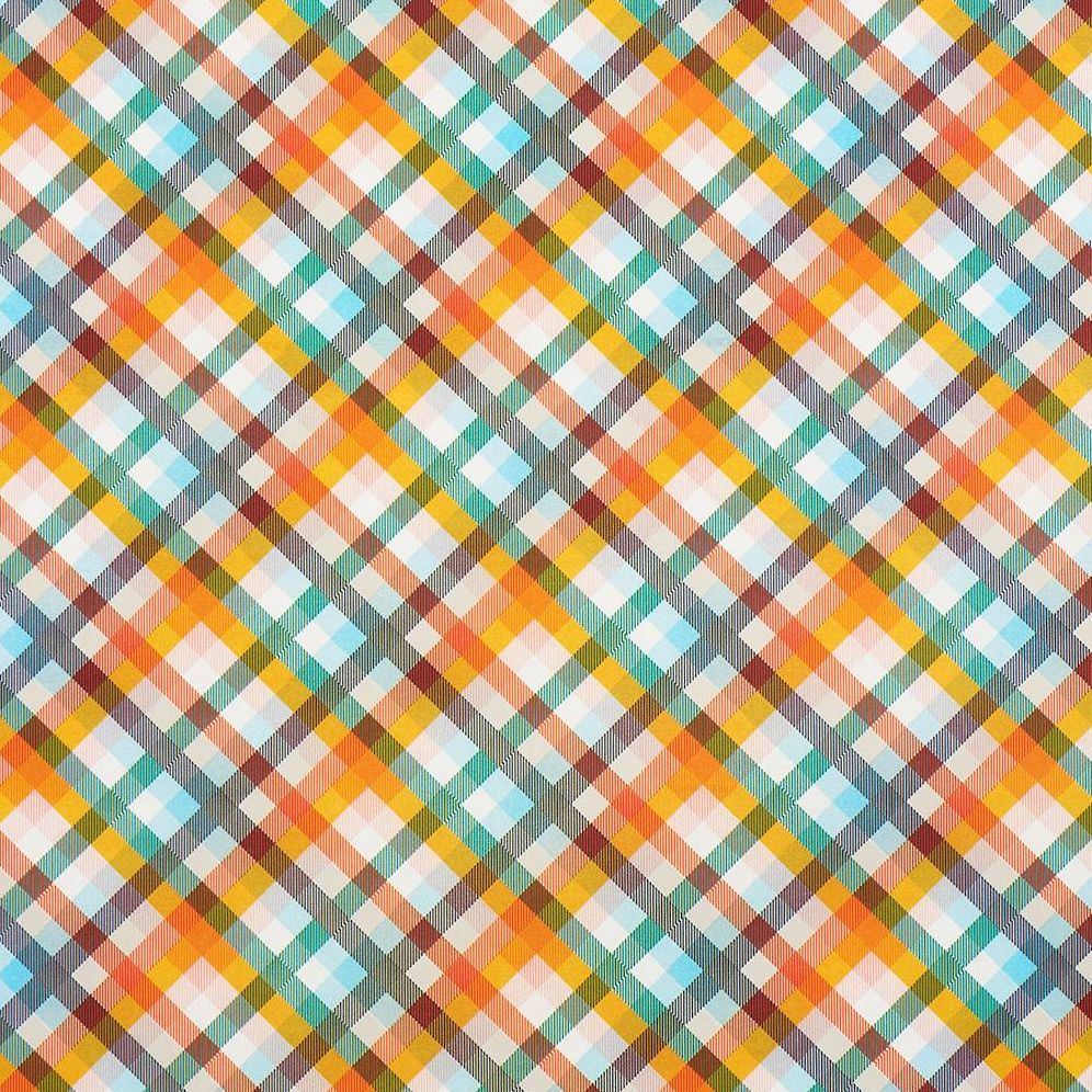 Vibrant Plaid Stone Wrapping Paper - Image 3