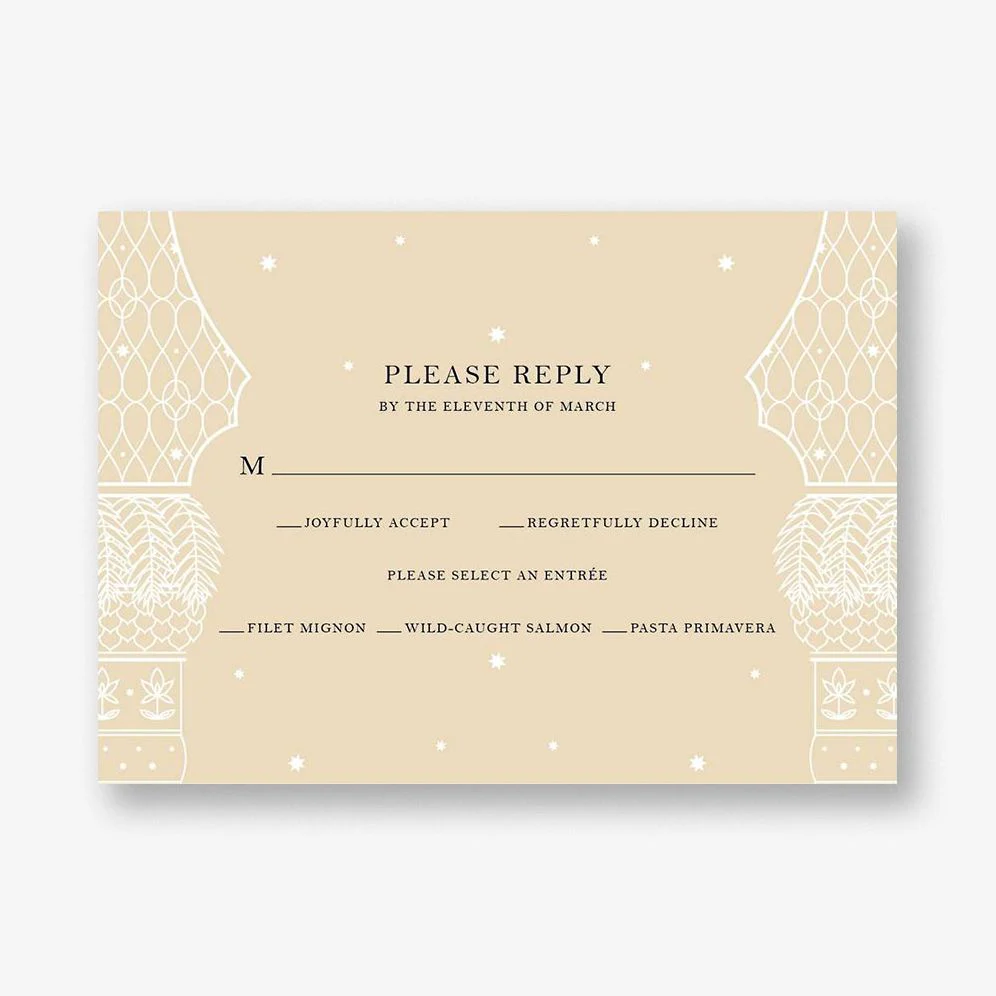 Vinayaka Response Card