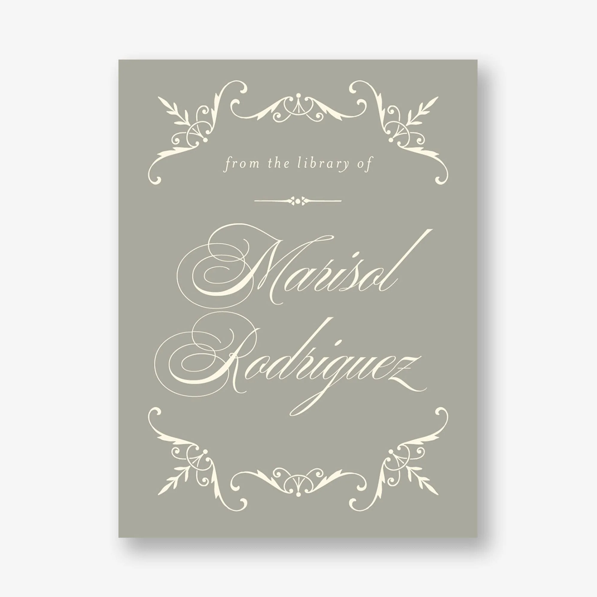 Vintage Filigree Adhesive Bookplates - Image 3