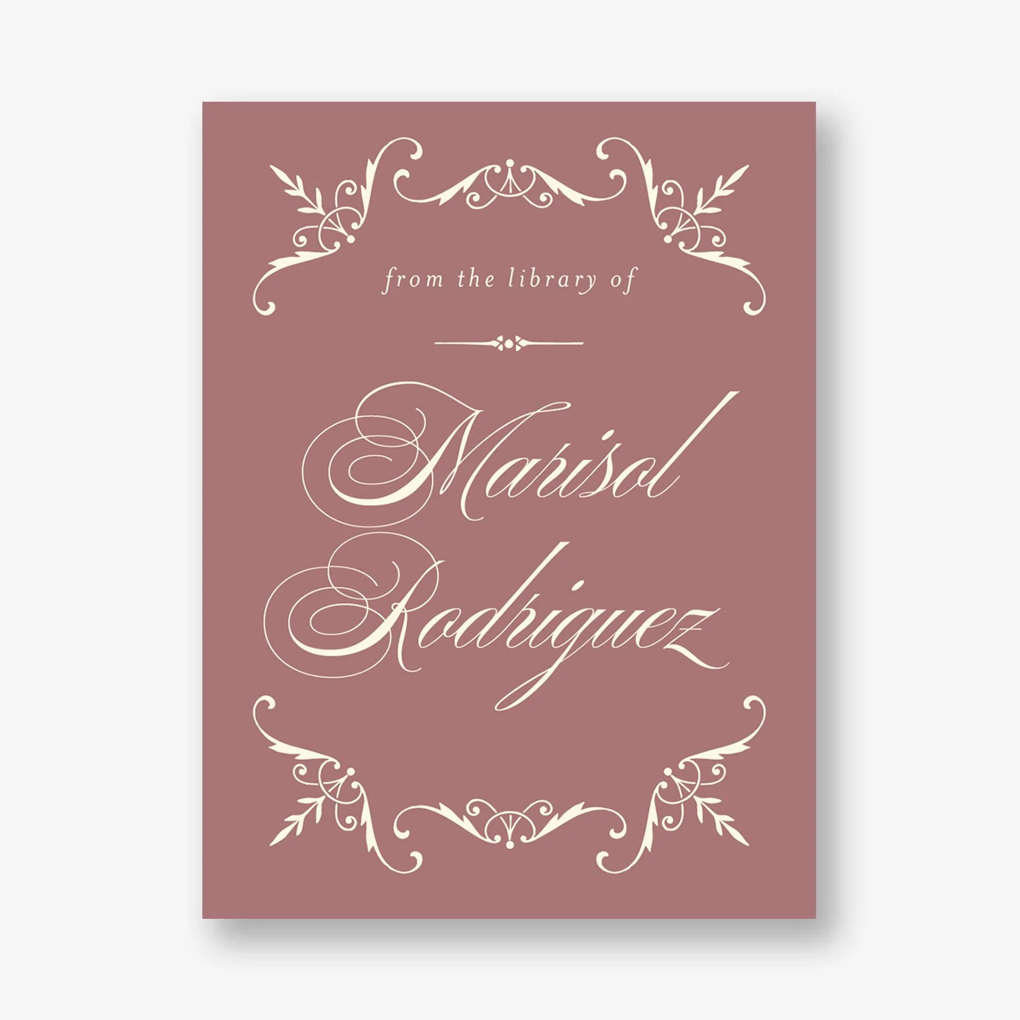 Vintage Filigree Adhesive Bookplates - Image 5
