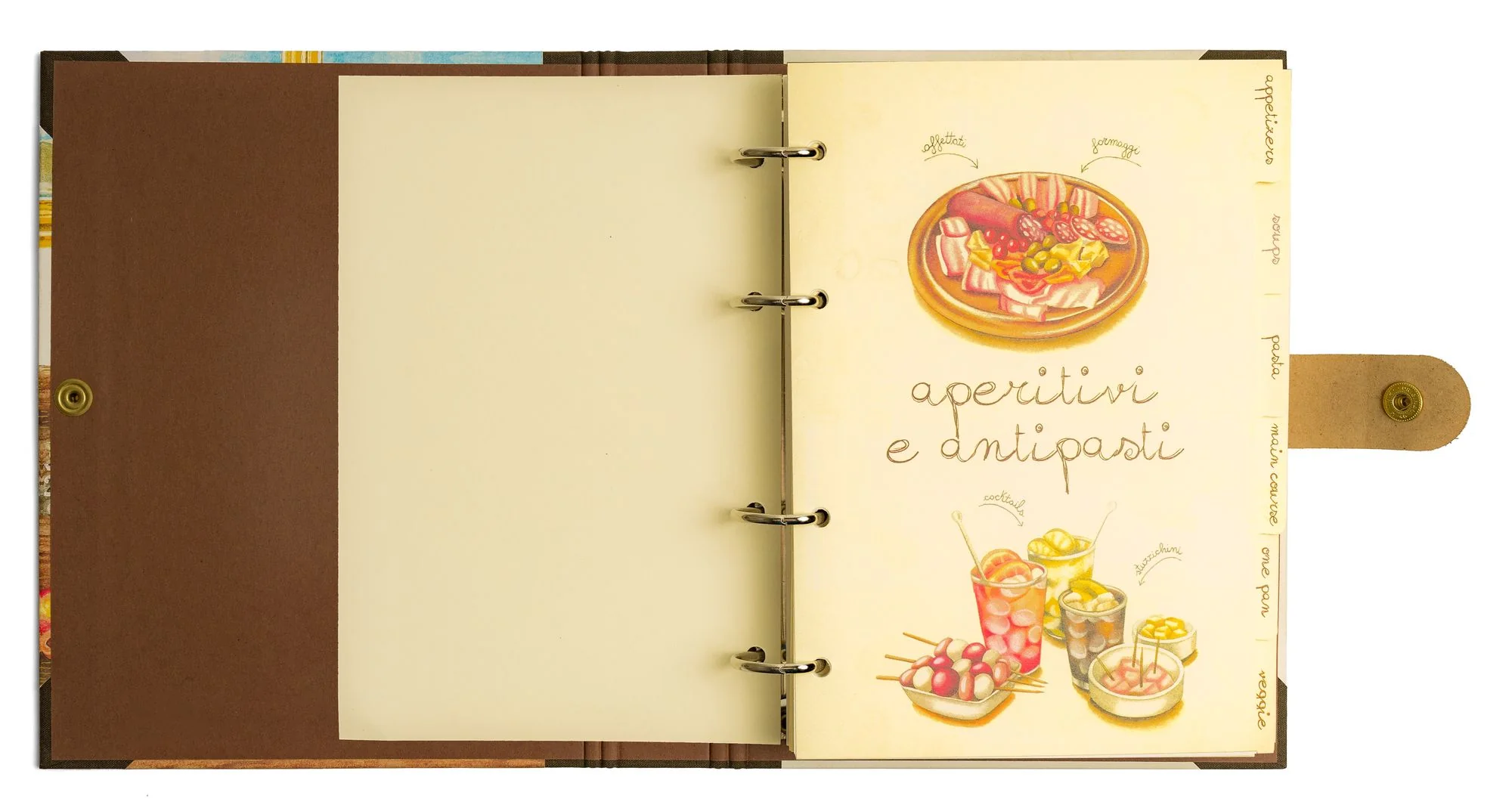 Vintage Italian Countryside Recipe Journal - Image 3