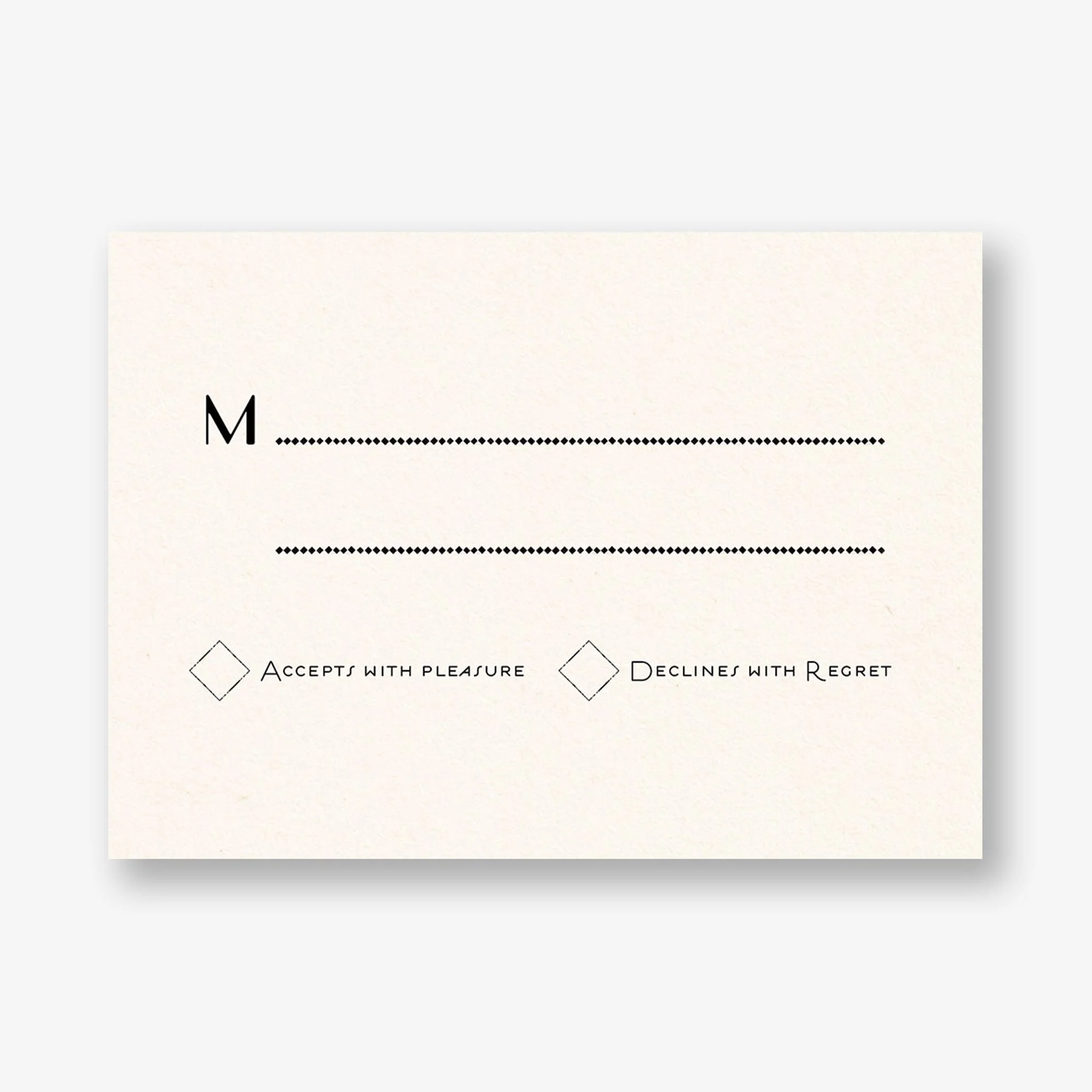 Vintage NYC Deli Response Card - Image 3