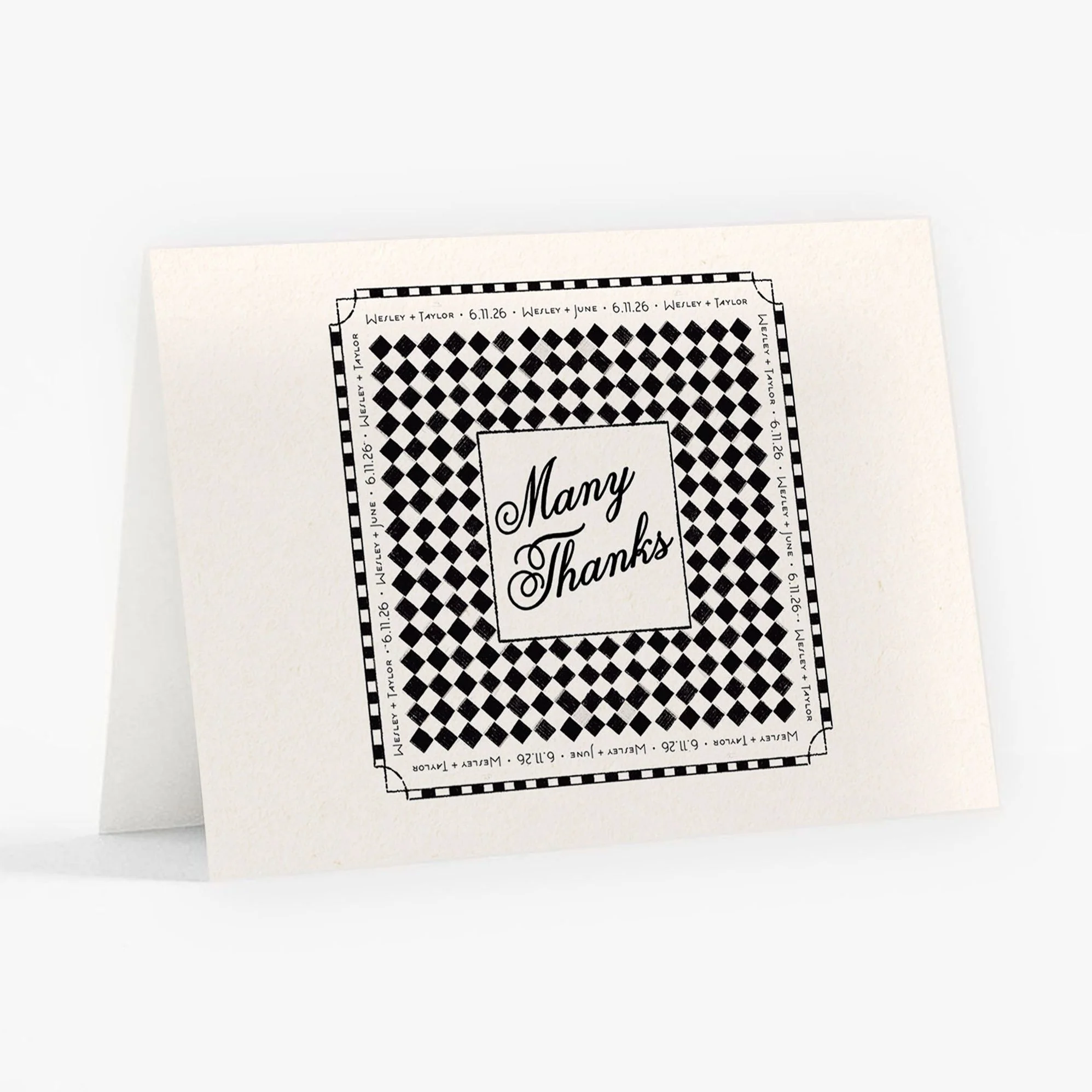 Vintage NYC Deli Thank You Card - Image 2