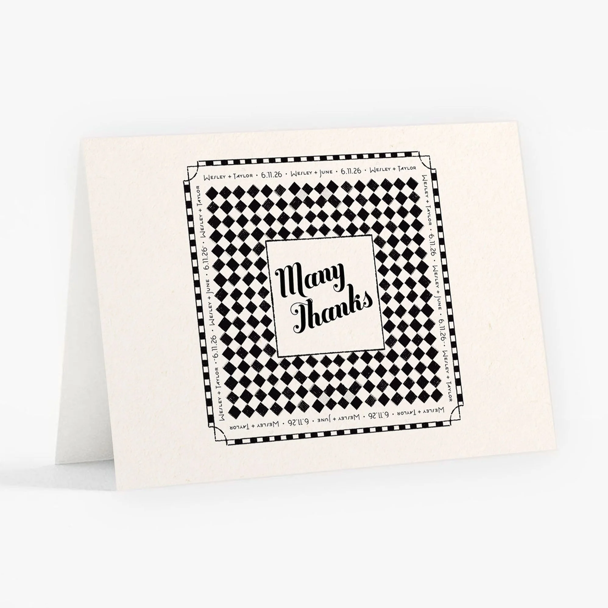 Vintage NYC Deli Thank You Card - Image 4