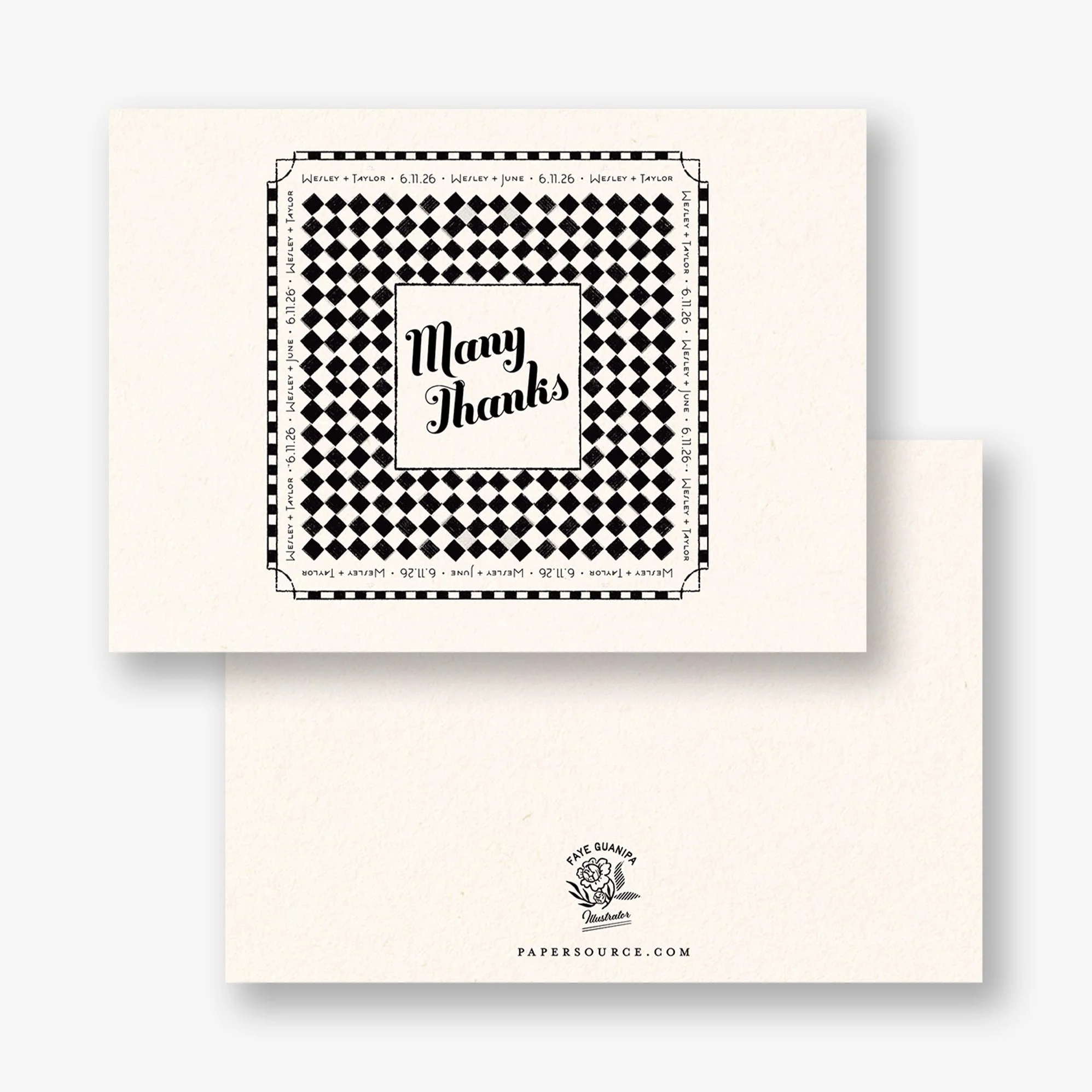 Vintage NYC Deli Thank You Card - Image 5