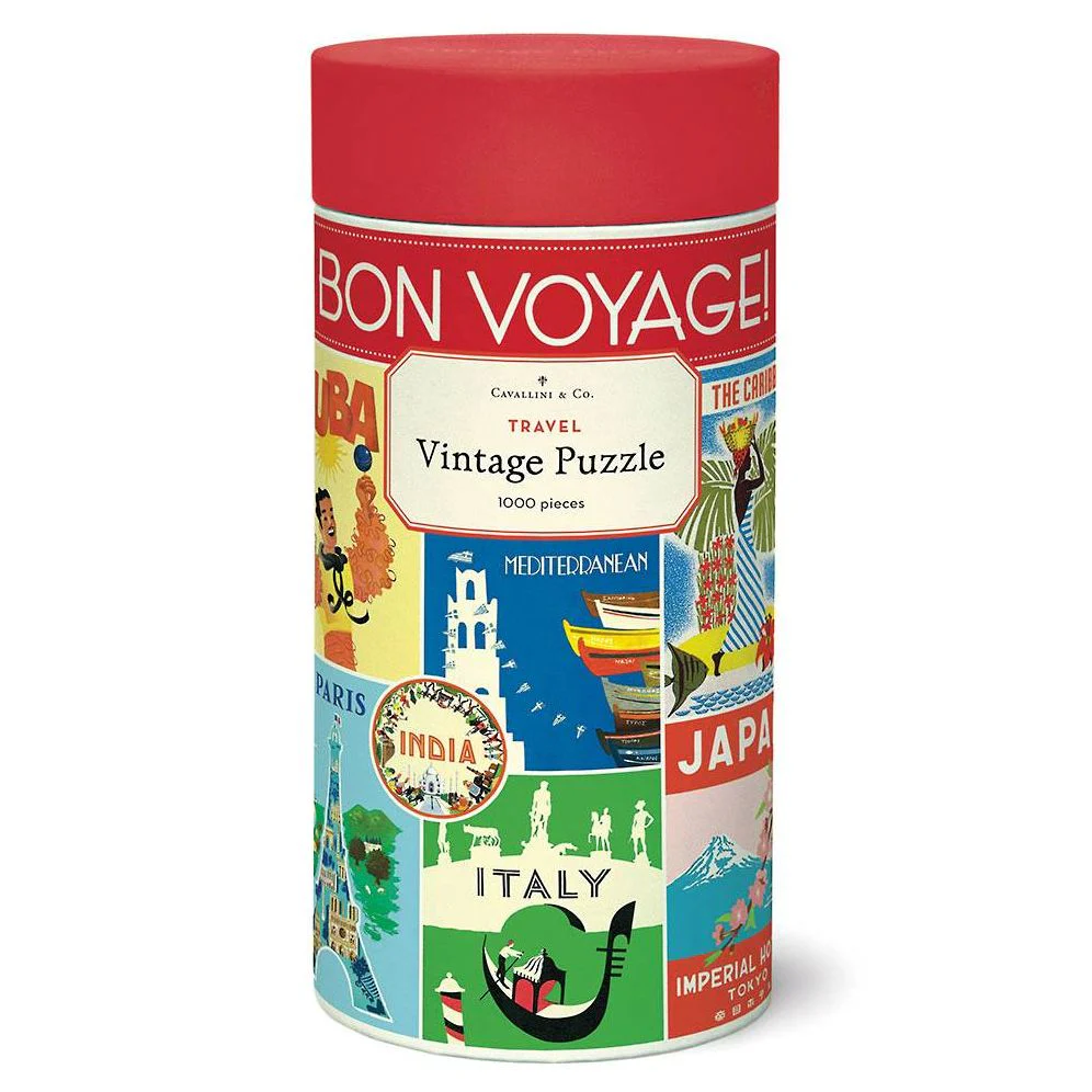 Vintage Travel 1,000 piece puzzle - Image 5