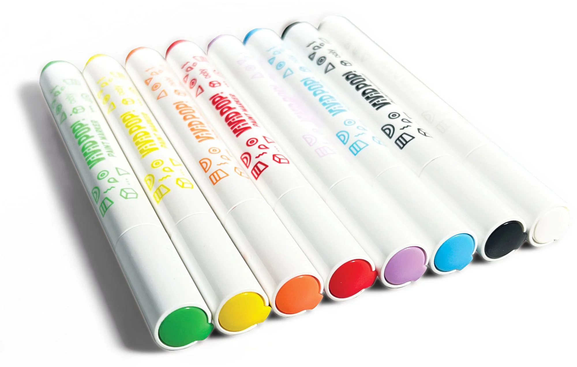 Vivid Pop! Water Based Paint Markers - 8 Colors - Image 7