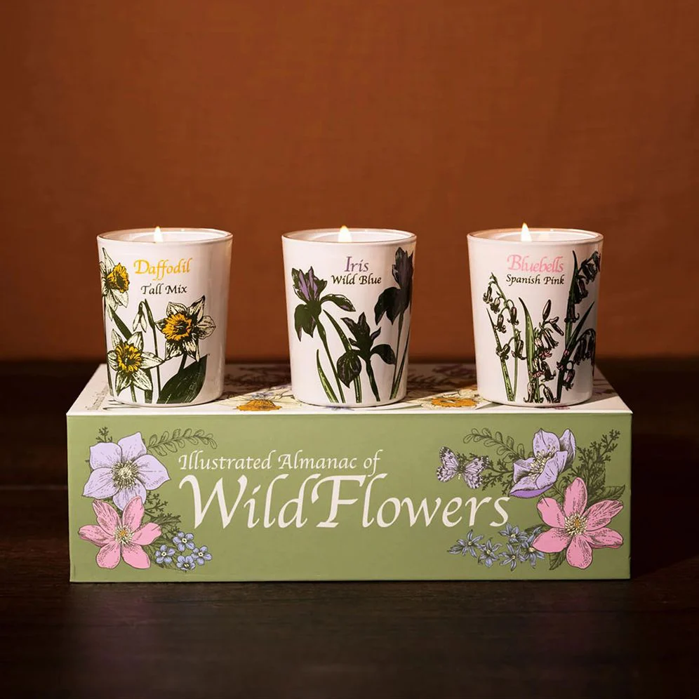 Votive Candle Set, Wildflowers - Image 3