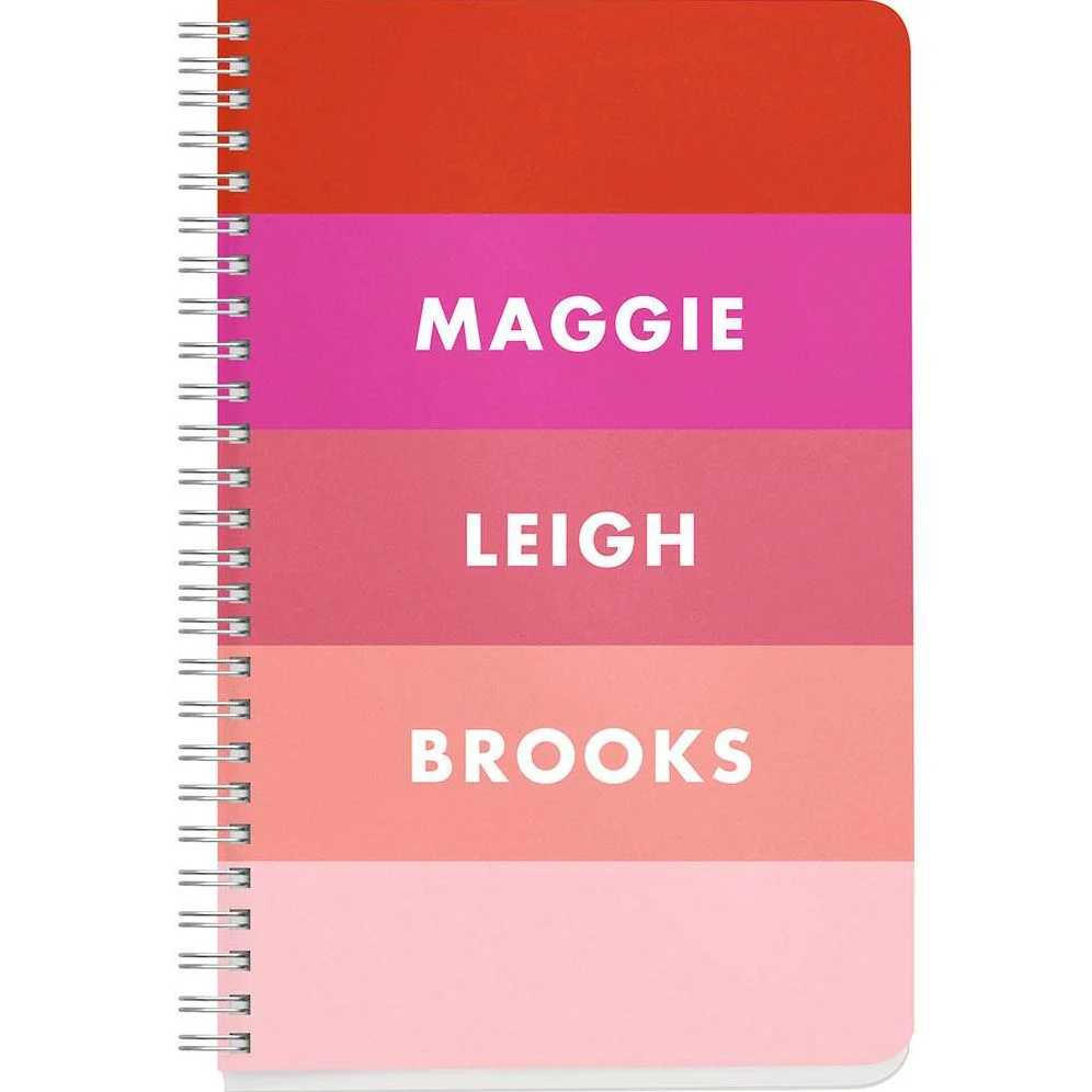 Warm Stripe Custom Journal