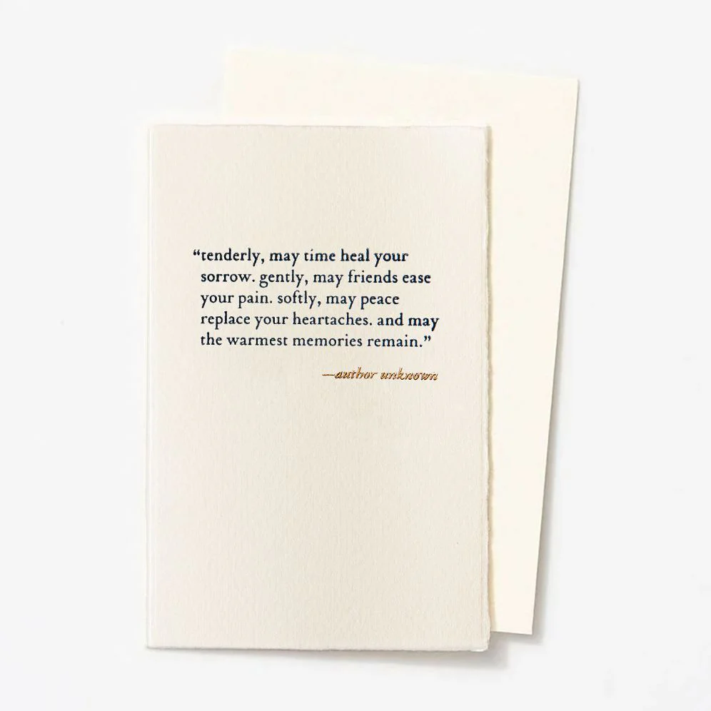 Warmest Memories Remain Sympathy Card