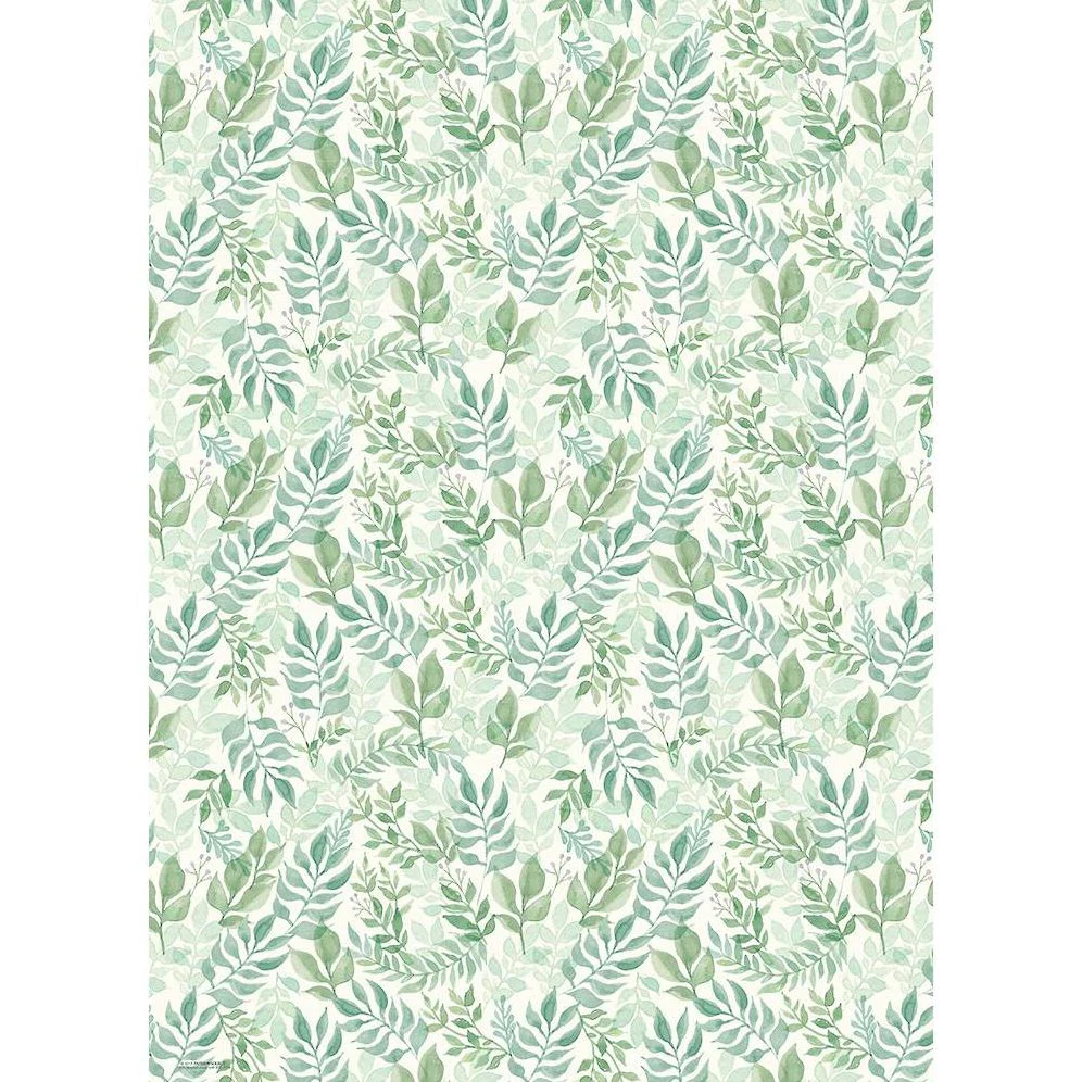 Watercolor Garden Wrapping Paper