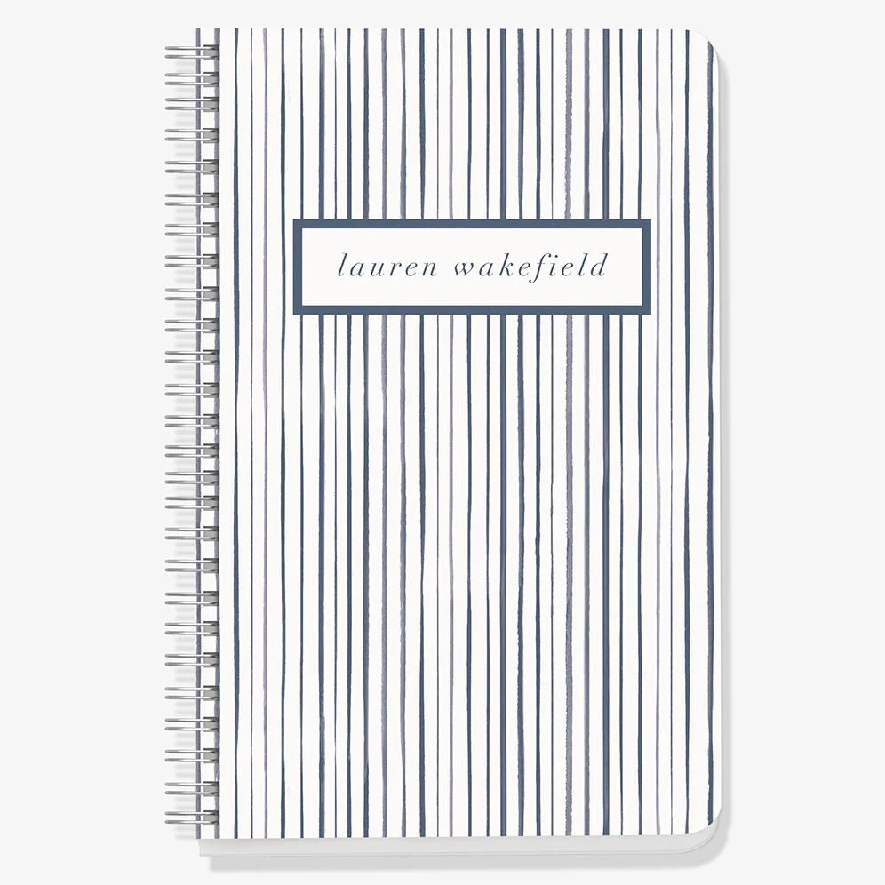 Watercolor Stripes Custom Journal - Image 4