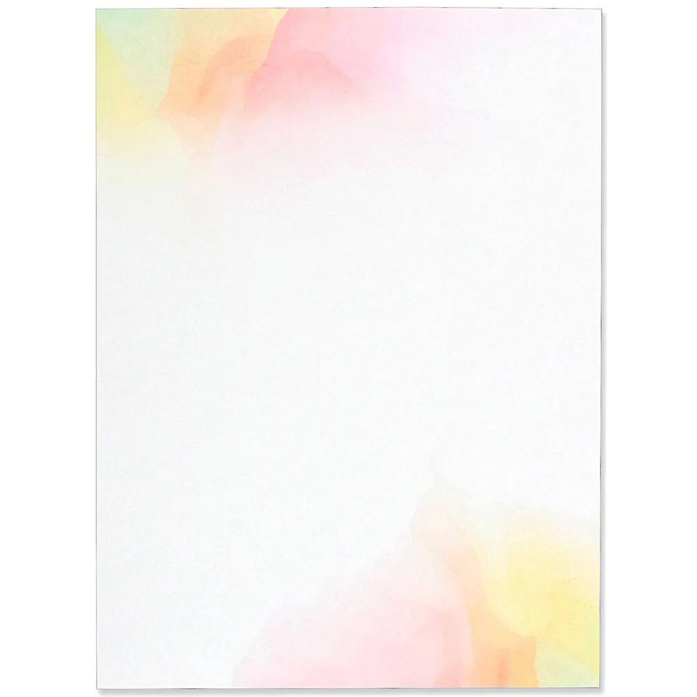 Watercolor Sunset Stationery Set - Image 2