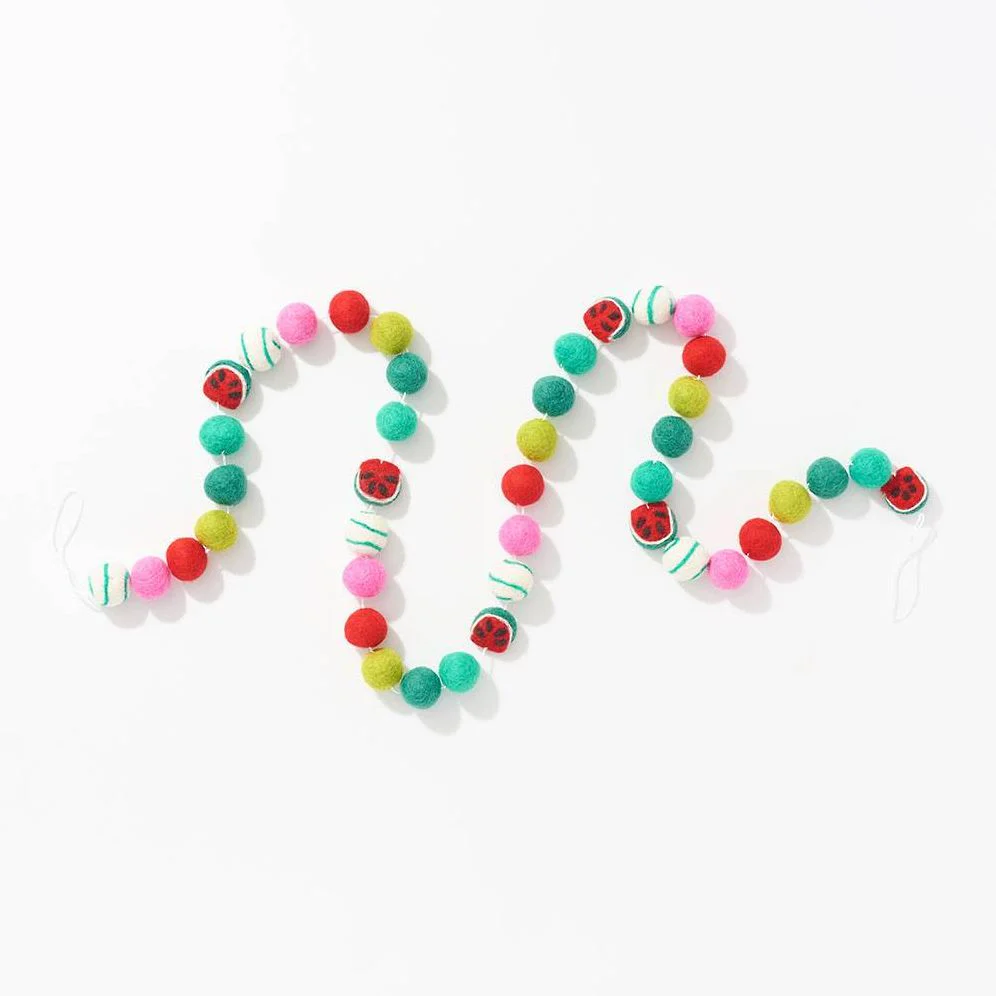 Watermelon Felt Garland - Image 3