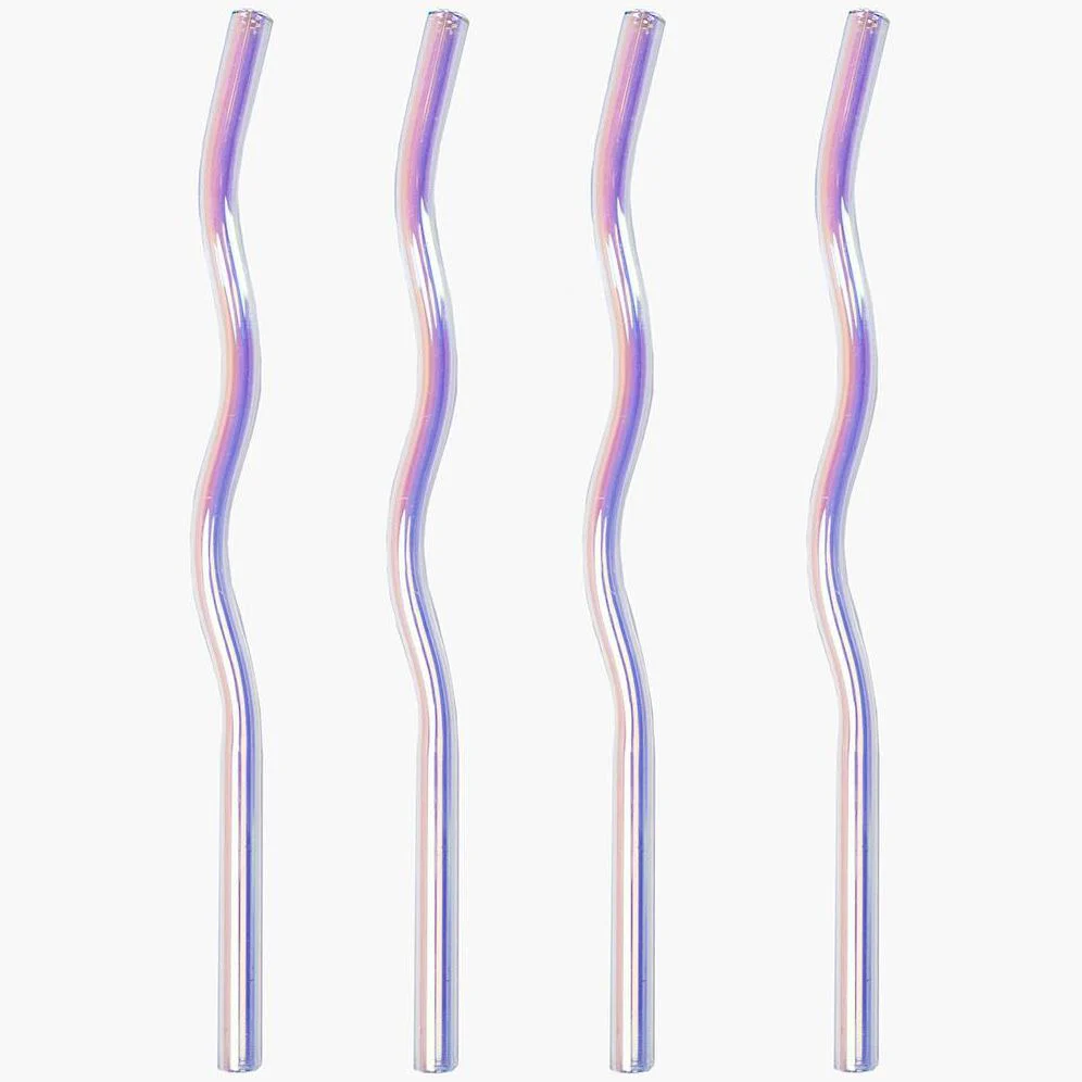 Wavy Glass Straws - Image 5