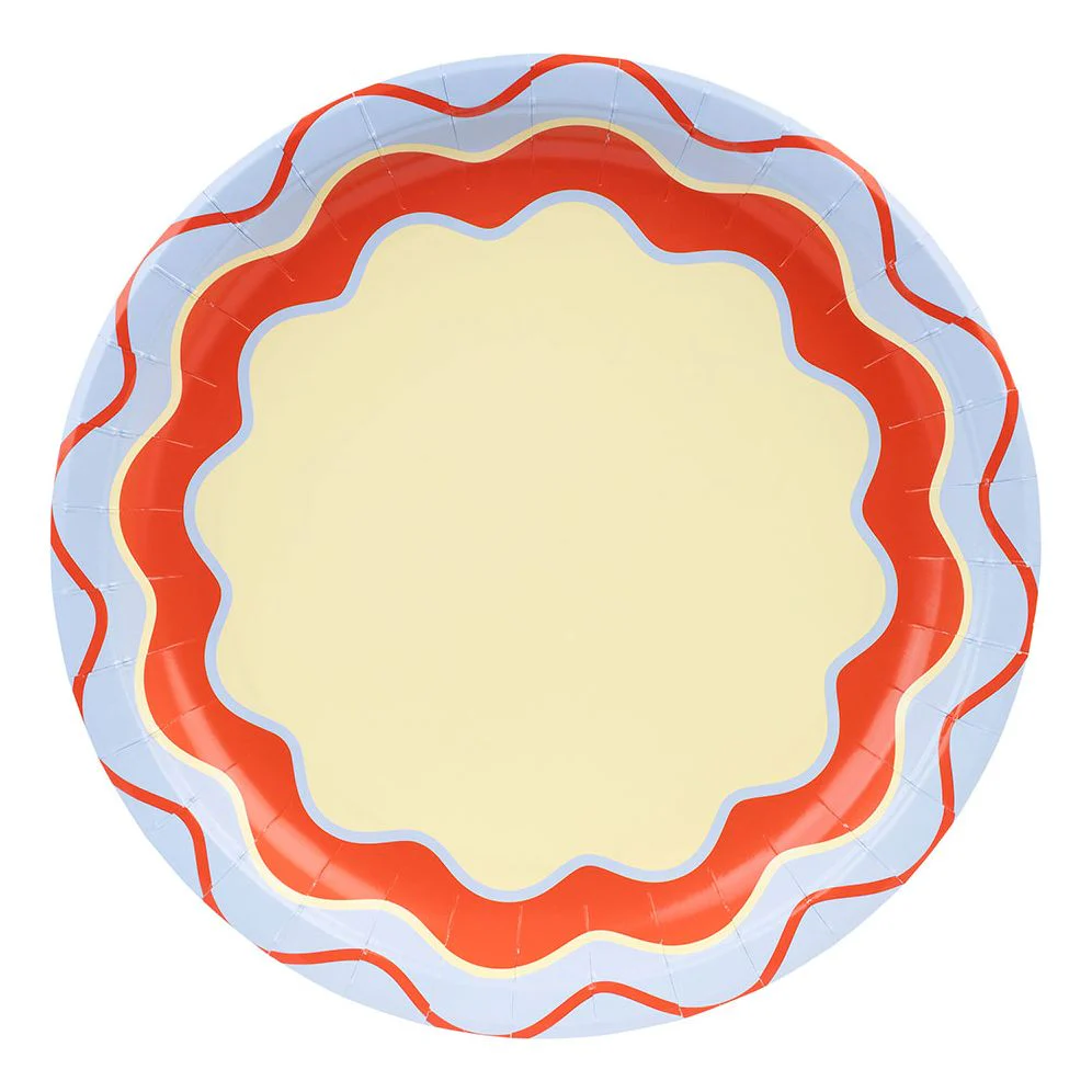 Wavy Party Assorted Large Plates - Image 2
