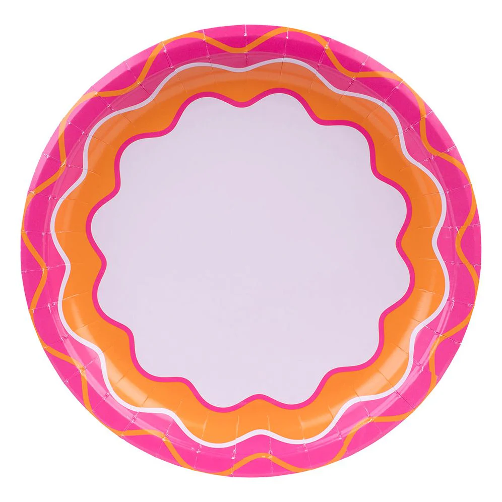 Wavy Party Assorted Large Plates - Image 3