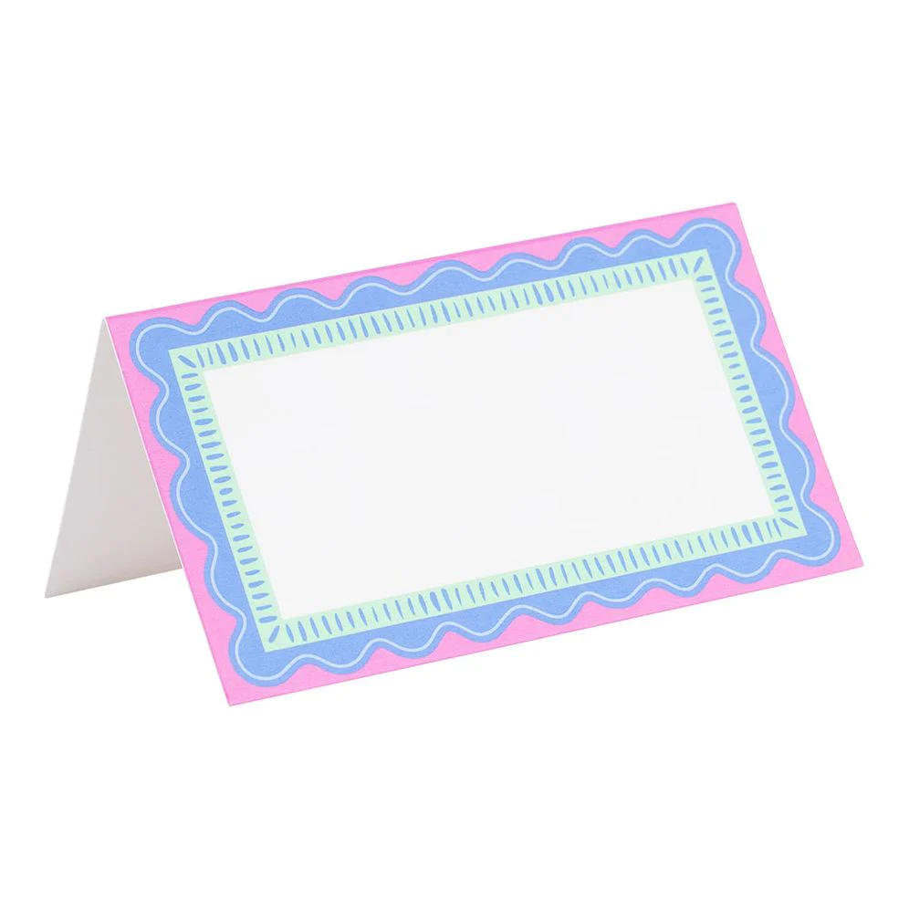 Wavy Party Placecards Set of 12 - Image 2