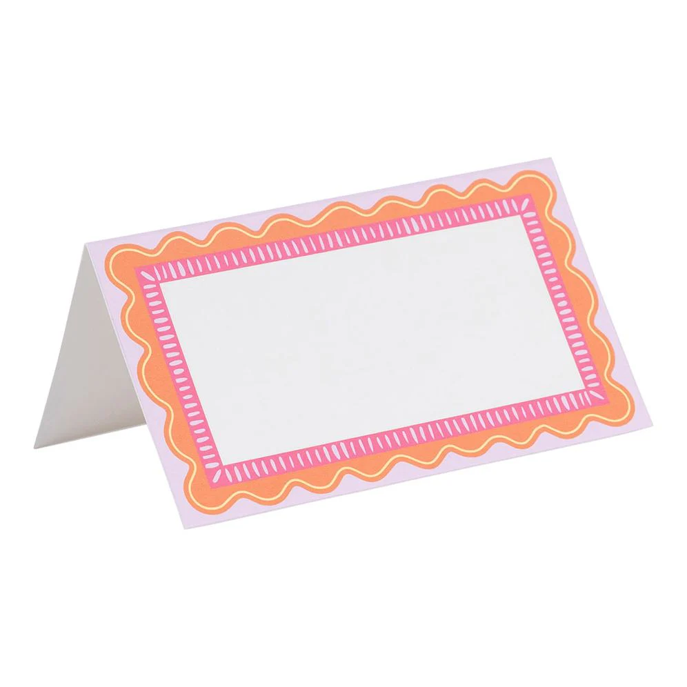 Wavy Party Placecards Set of 12 - Image 3