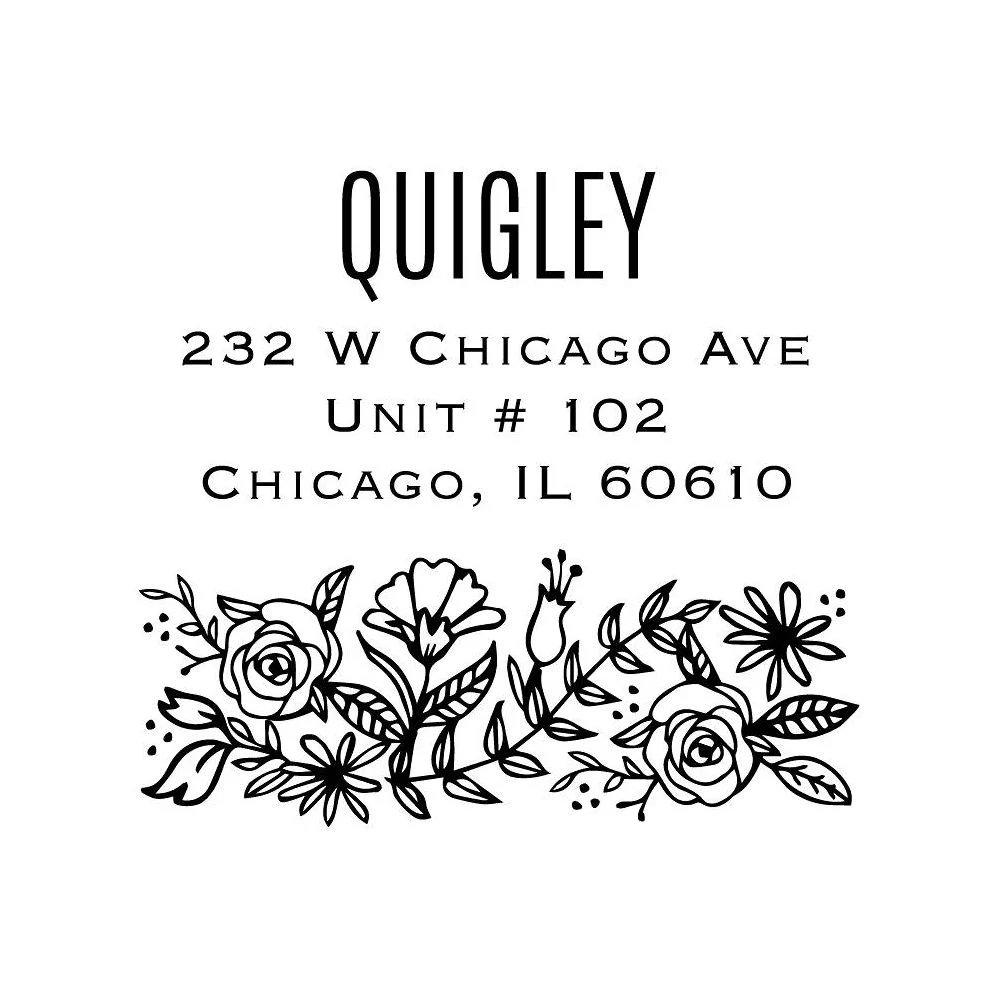 Wedding Flowers Custom Stamp and Stamp Tool