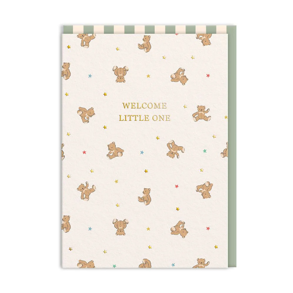 Welcome Little One Bears Baby Card