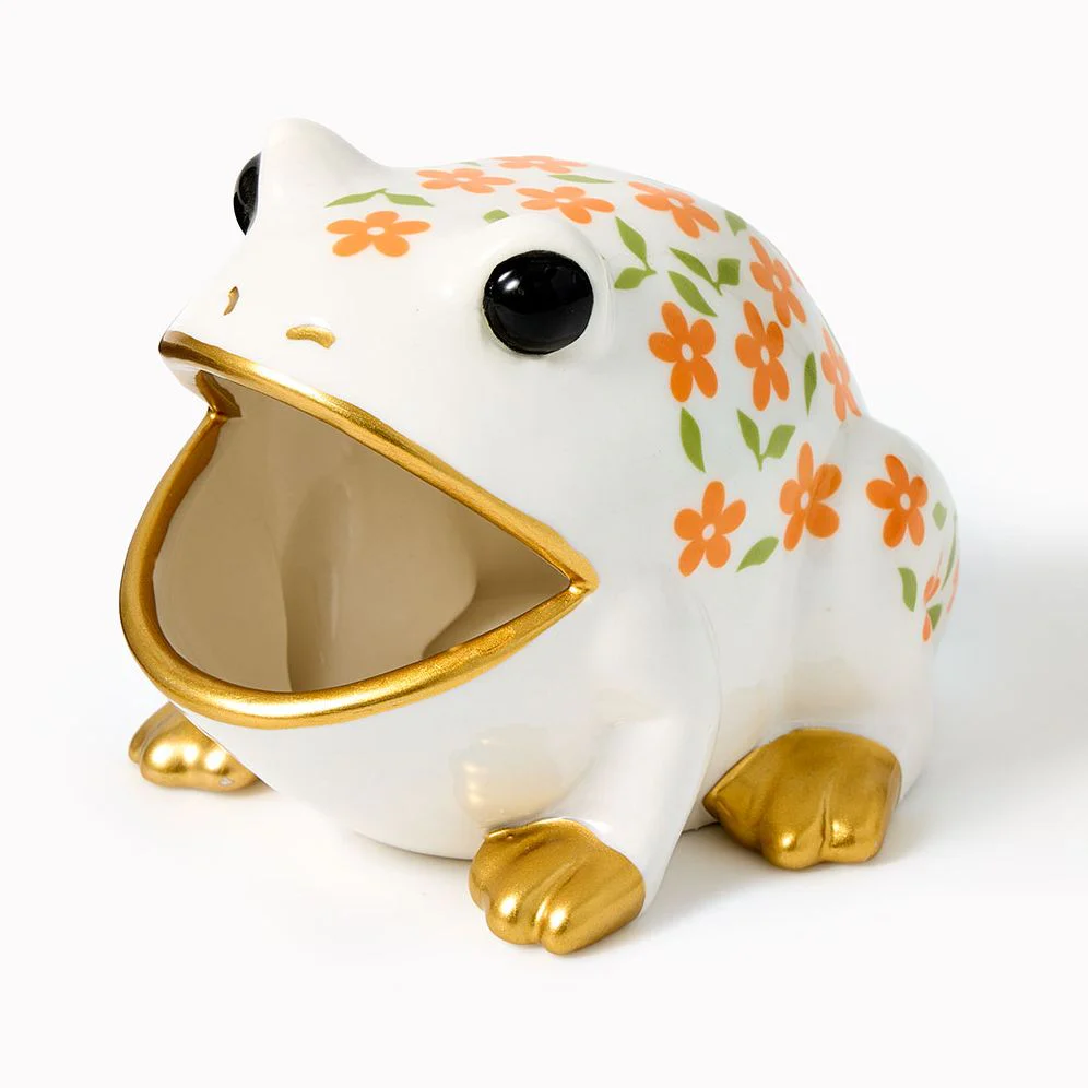 Whimsical Frog Trinket Dish