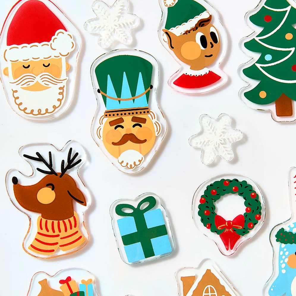 Whimsical Holiday Gel Clings - Image 3