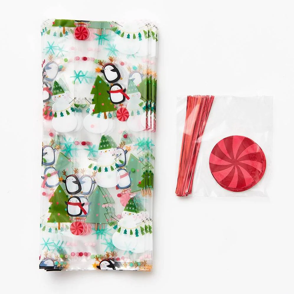 Whimsy Winter Critters Cellophane Bags - Image 3