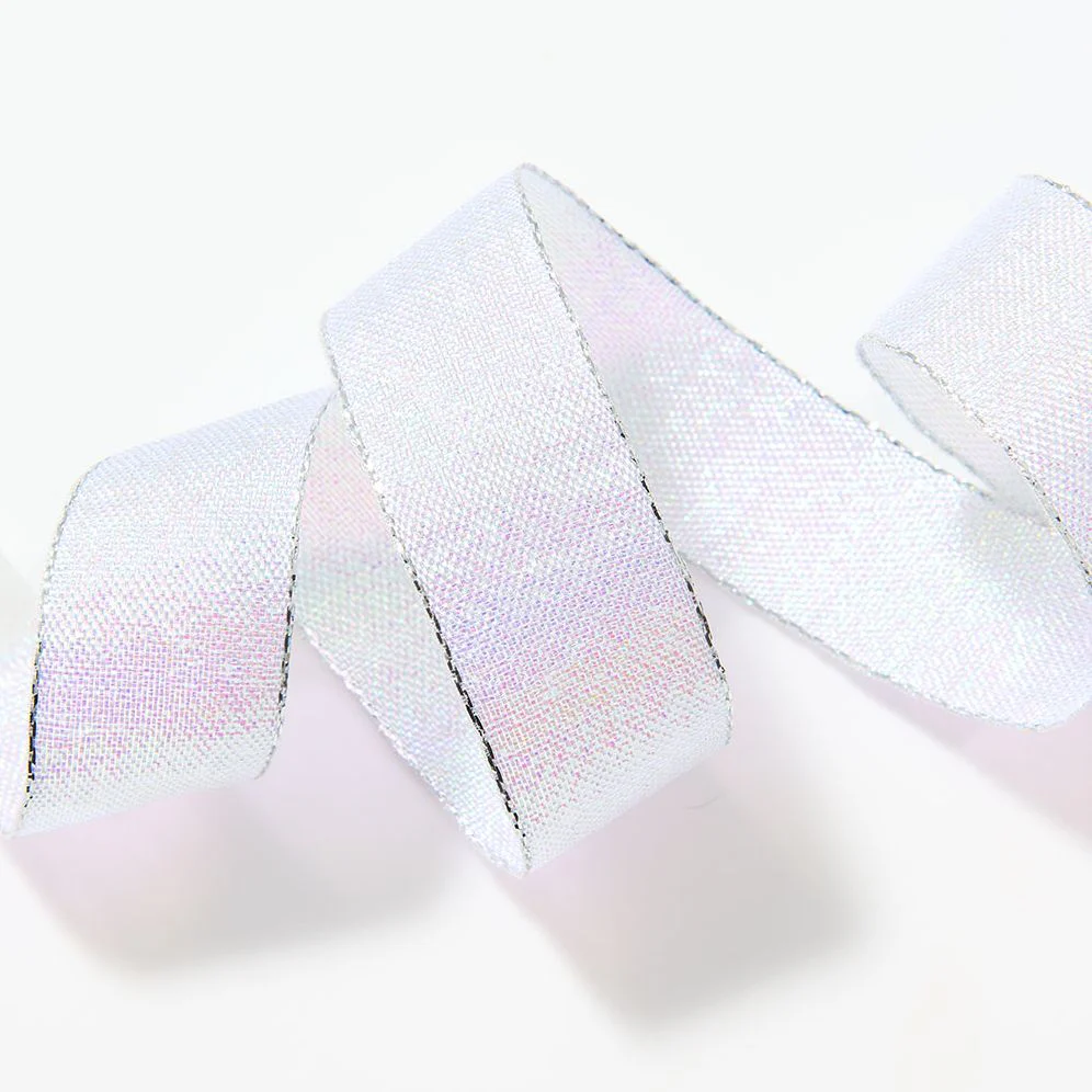 White Himalaya Ribbon 1" 10YD - Image 2