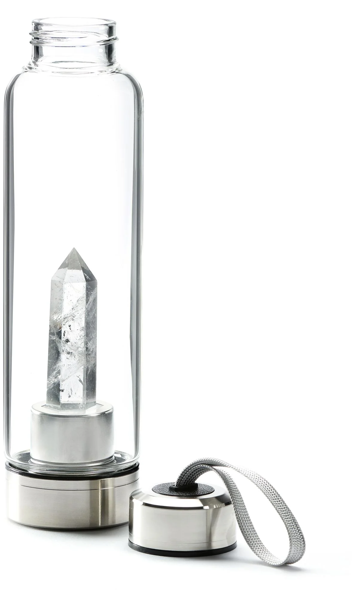 White Quartz Water Bottle - Image 2