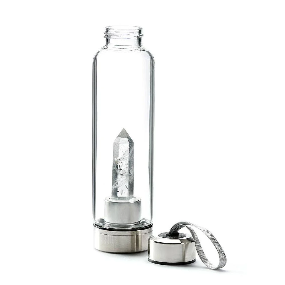 White Quartz Water Bottle - Image 3