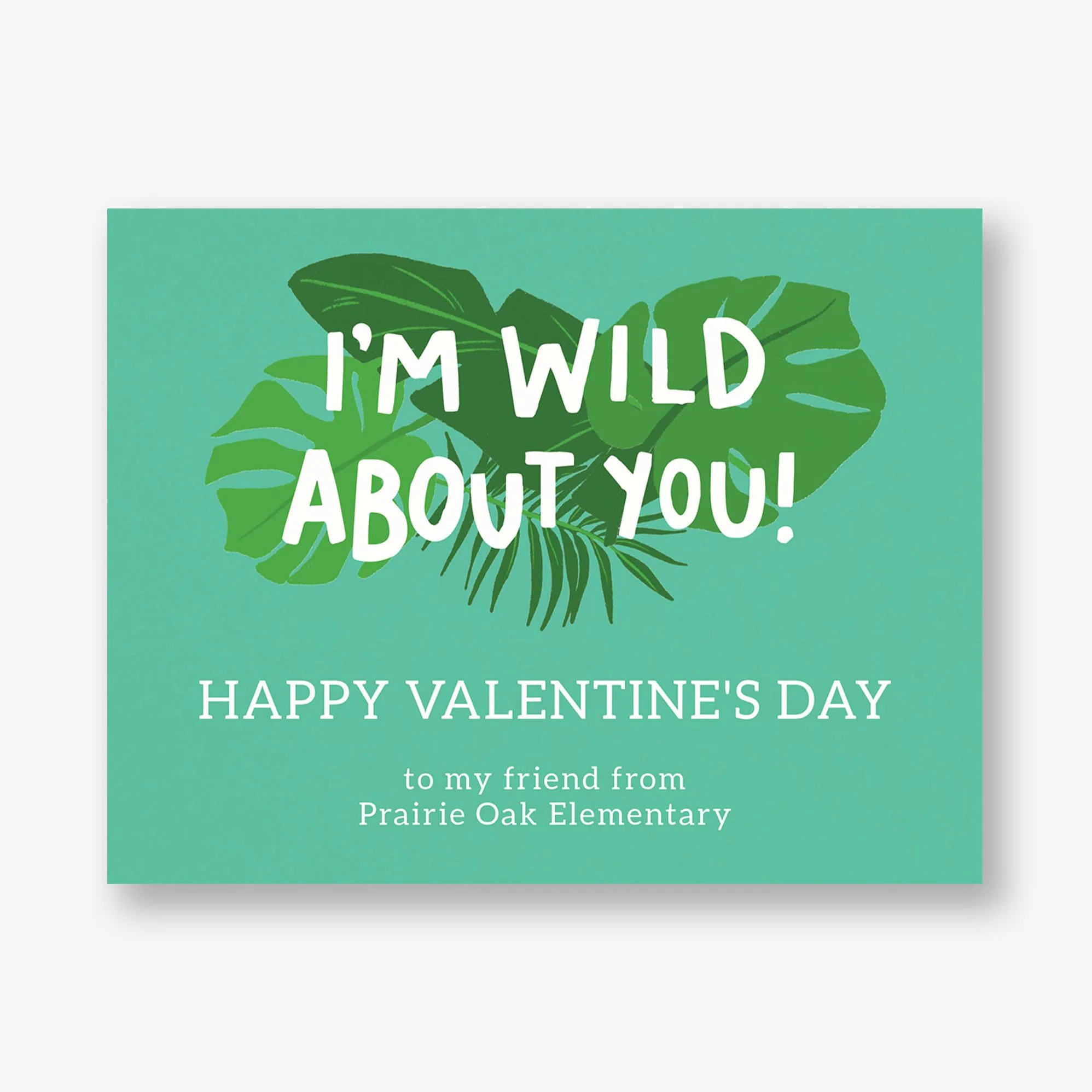 Wild About You Custom Valentine Card - Image 2