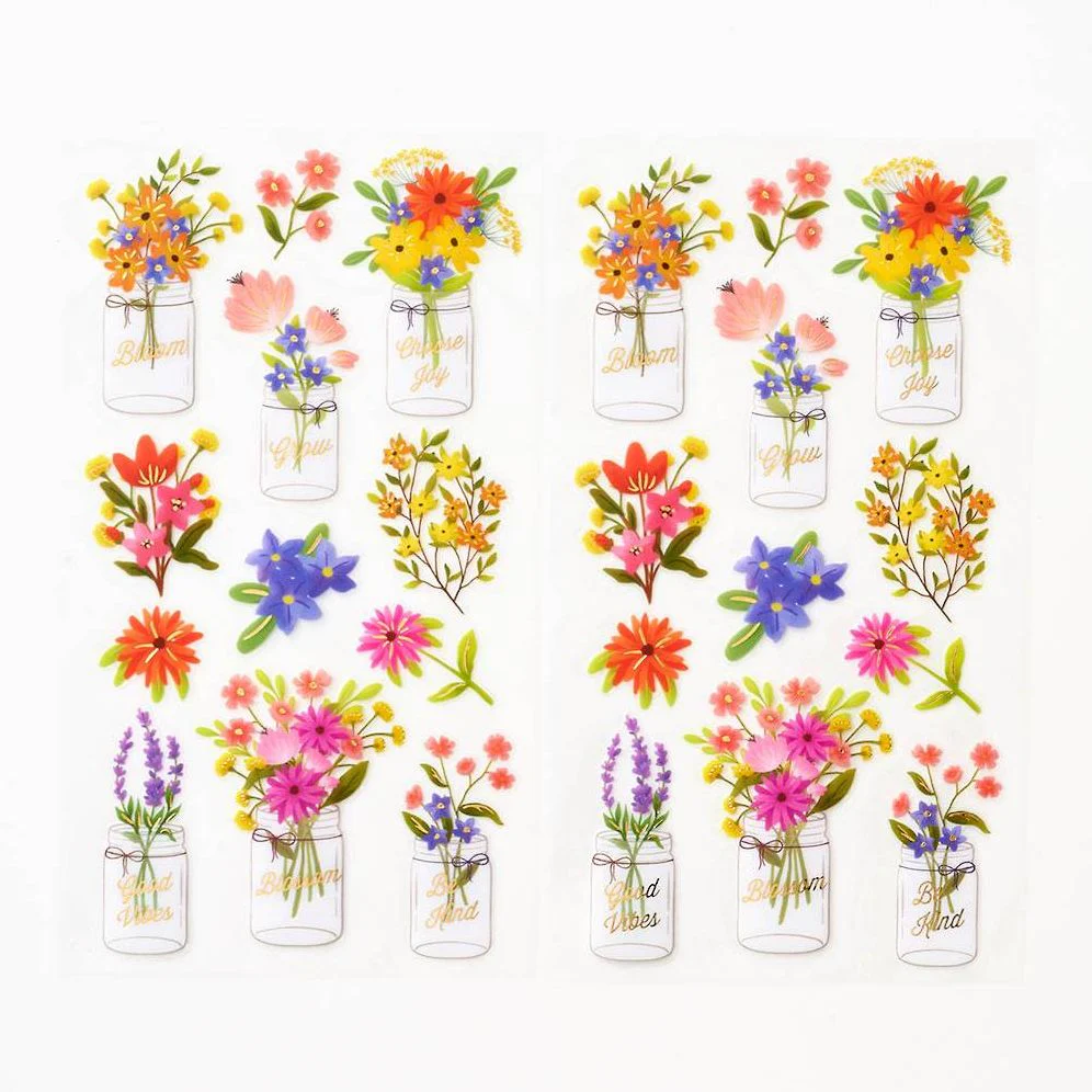 Wildflower Jar Stickers - Image 2