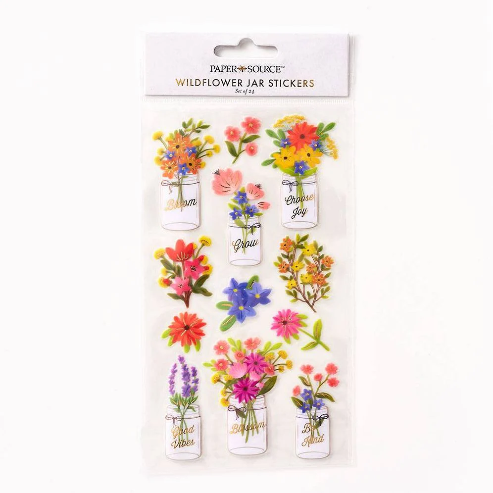 Wildflower Jar Stickers - Image 3