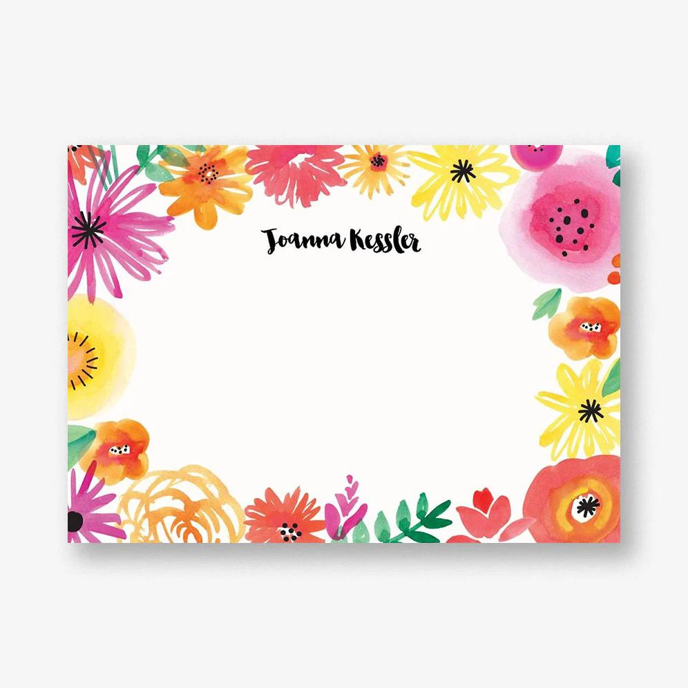 Wildflowers A6 Stationery