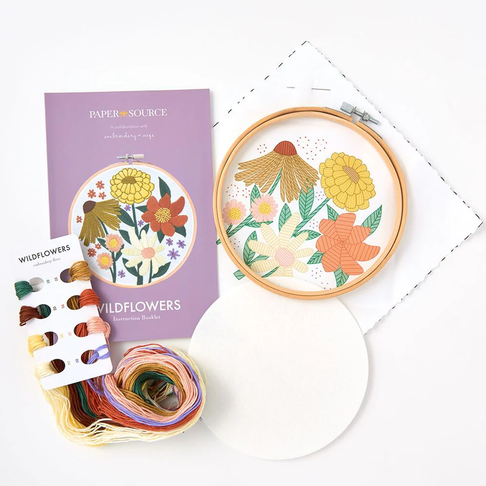 Wildflowers Embroidery Kit - Image 2