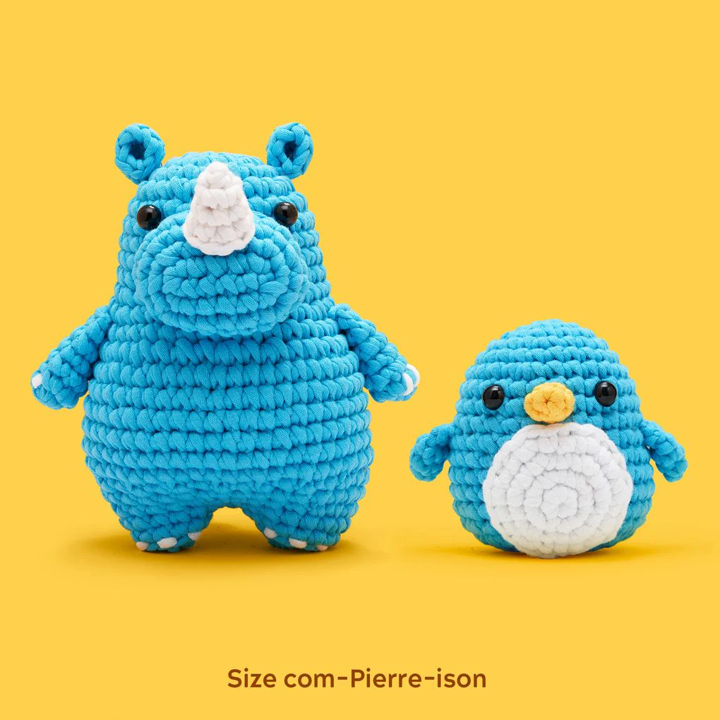 Willis the Rhino Learn to Crochet Kit - Image 3