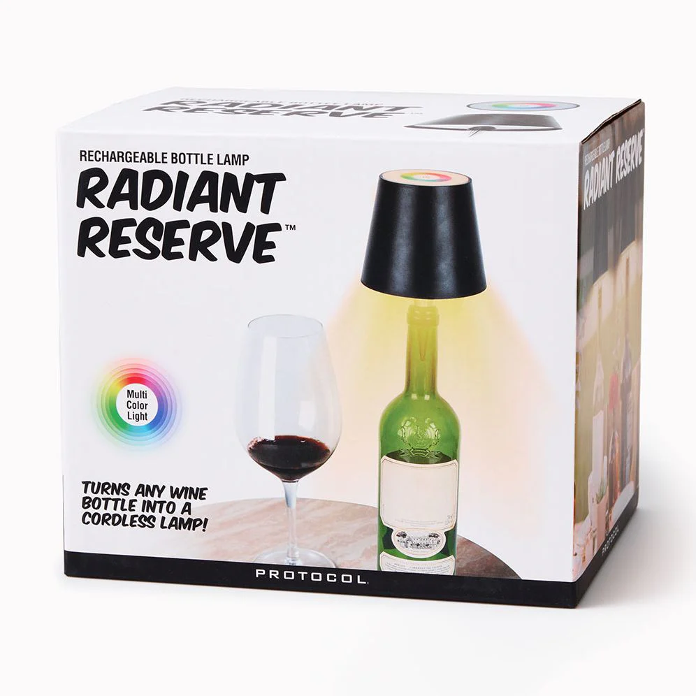 Wine Bottle Lamp with Wine Stopper - Image 7