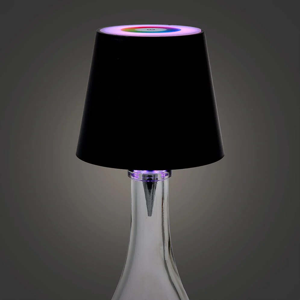 Wine Bottle Lamp with Wine Stopper - Image 8