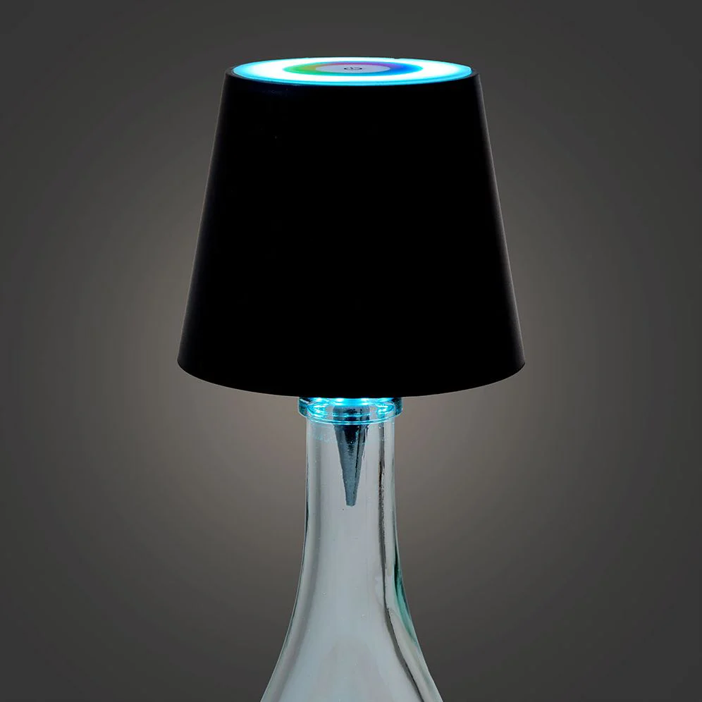 Wine Bottle Lamp with Wine Stopper - Image 9
