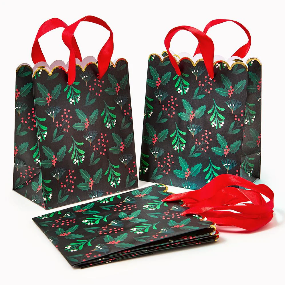 Winter Botanical Treat Bags S/4 - Image 2