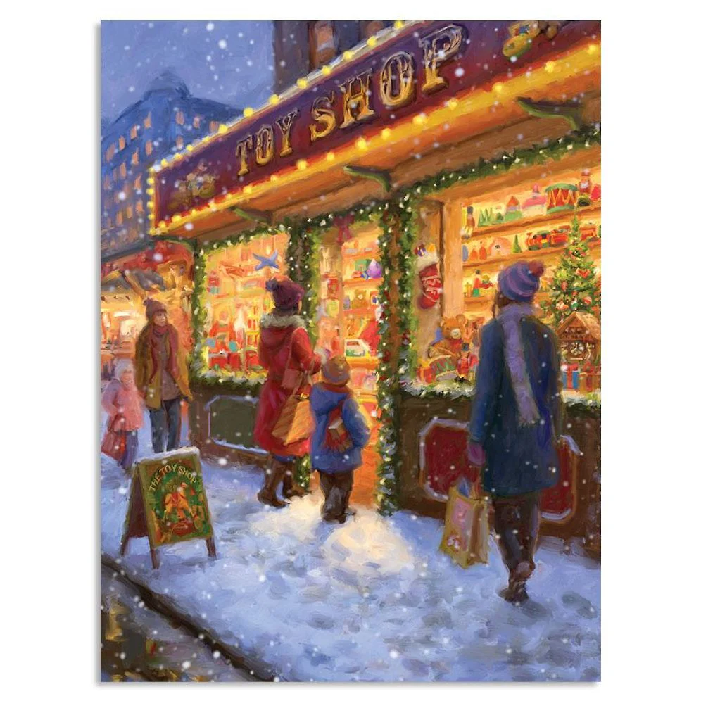 Winter Toy Shop Holiday Card Set - Image 2