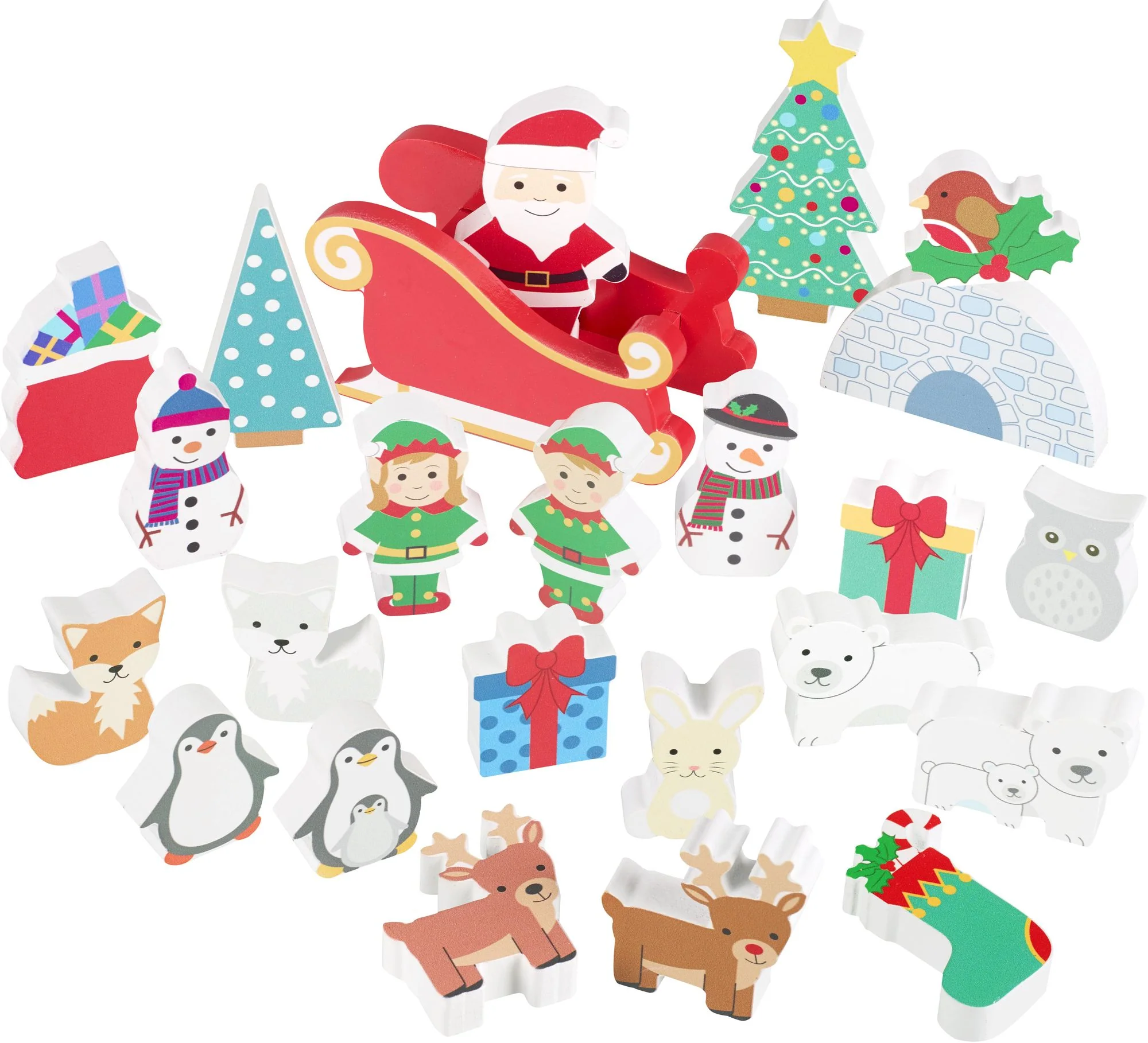 Winter Wonderland Wooden Advent Calendar - Image 2