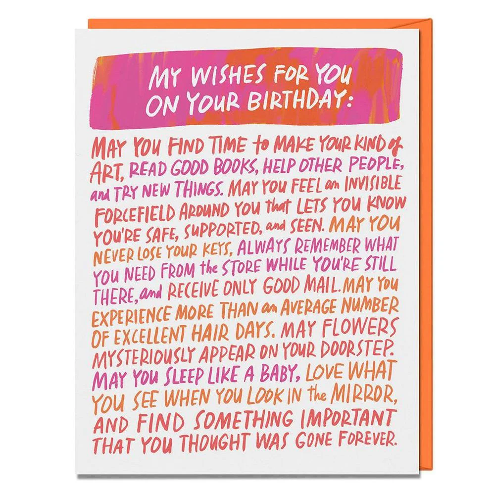 Wishes For You Birthday Card Box - Image 2
