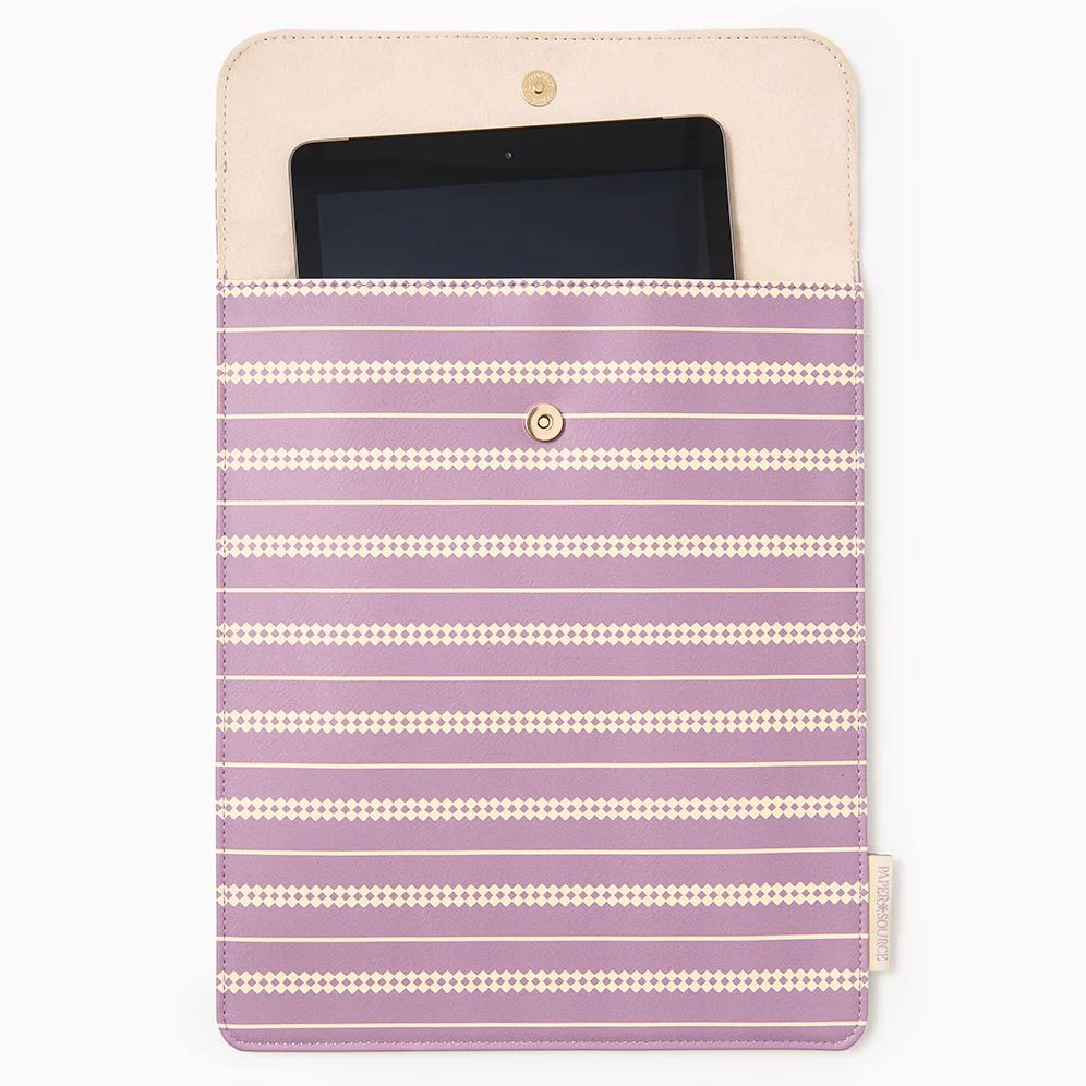 Wisteria Dots Paper Wasp Tablet Sleeve - Image 2