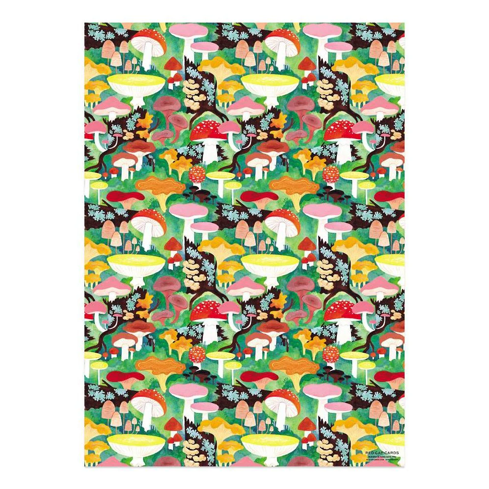 Woodland Mushrooms Flat Wrap - Image 2