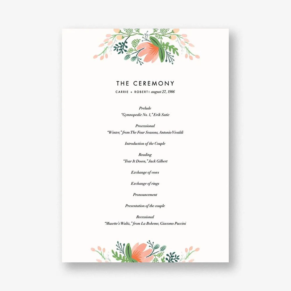 Wrapped in Wildflowers Program