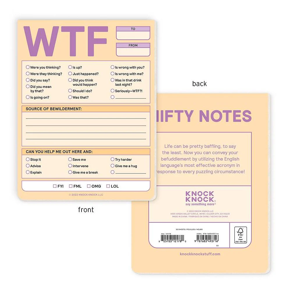 WTF Pad Knock Knock Nifty Notes - Image 7