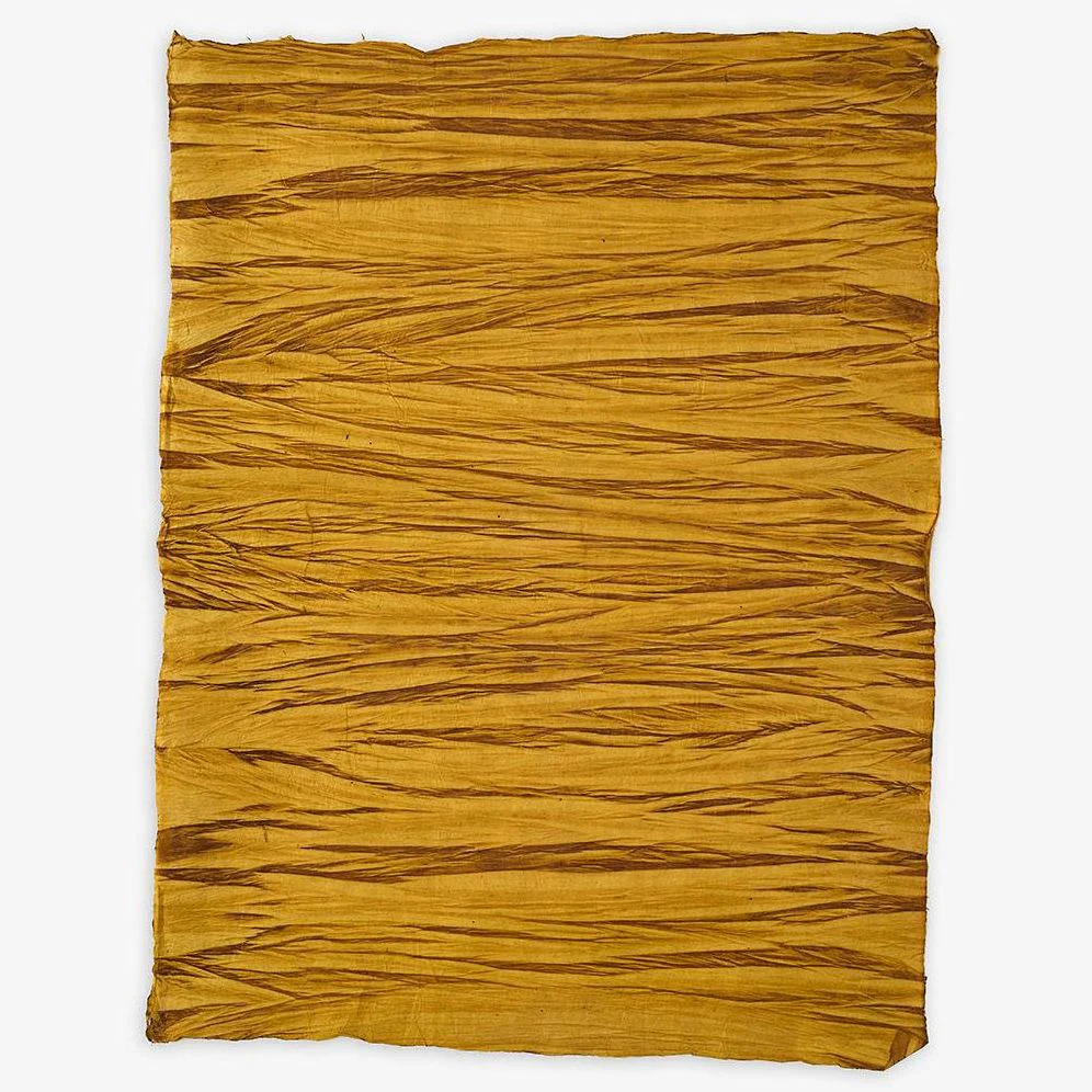 Yellow Ripples Handmade Paper - Image 2