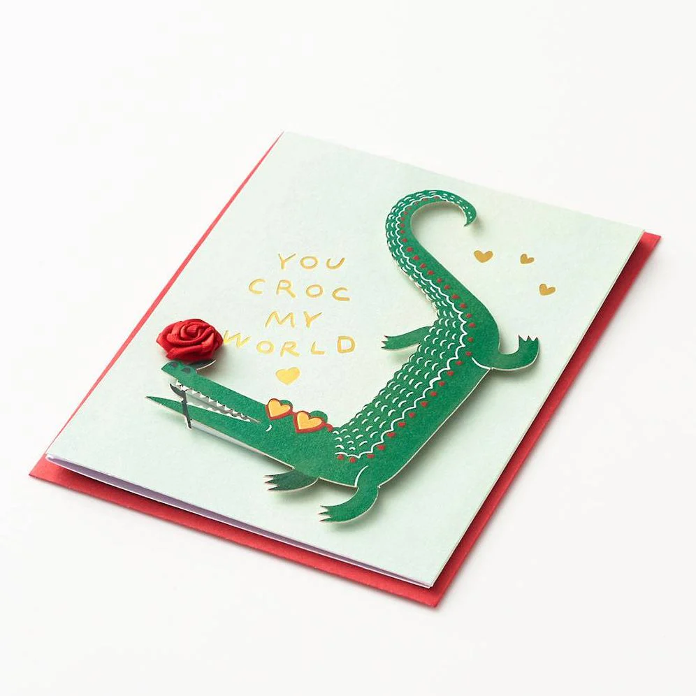 You Croc My World Valentine Card - Image 2